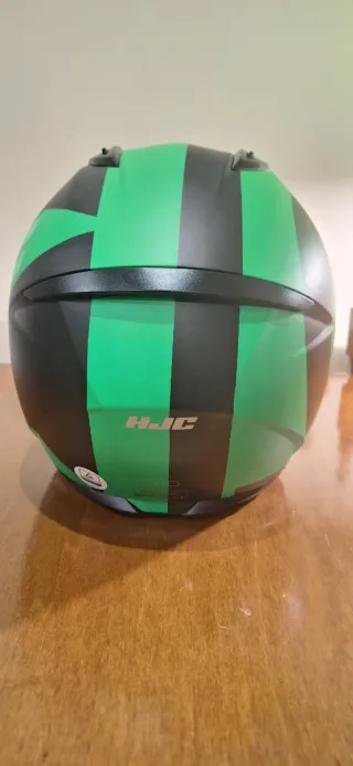 Casco HJC C10 Verde y Negro