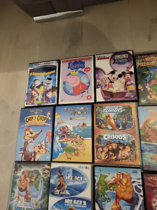 Lote 25 Películas DVD Infantiles Animadas