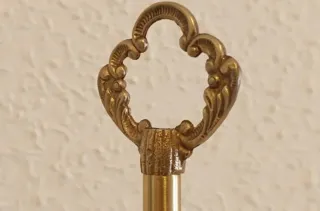 Lámpara Latón Art Nouveau