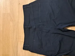 Pantalón recto azul marino mujer