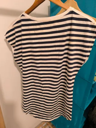 Camiseta Kling Blanca con Rayas