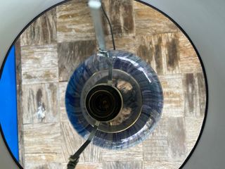 Lámpara de mesa cerámica diseño abstracto