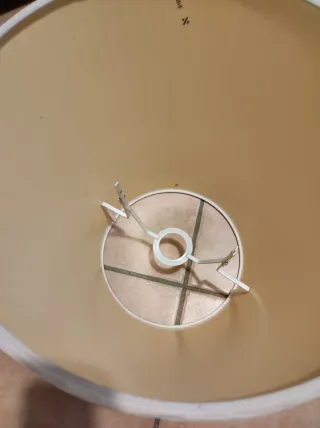 Paralume colore panna, plissettato, IKEA