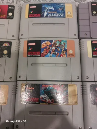 Lote 9 Juegos Super Nintendo SNES