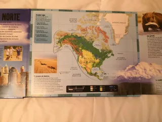 Atlas del mundo con mapas animados