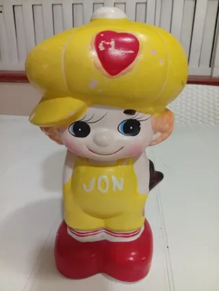 Salvadanaio ceramica vintage Jon