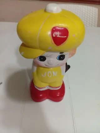 Salvadanaio ceramica vintage Jon
