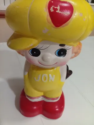 Salvadanaio ceramica vintage Jon