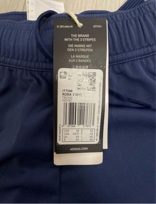 Pantaloncino Adidas AS Roma Blu/Giallo