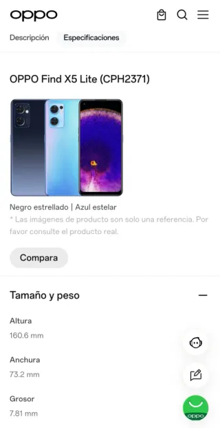 Oppo Find X5 Lite 5G