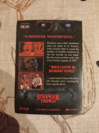 Stranger Things Zerocool Topps