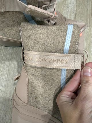 Botas Converse Beige/Rosa Talla 38
