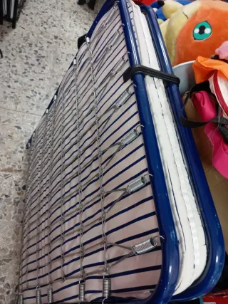 Cama plegable visita con colchón