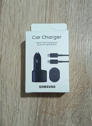 Cargador Coche Samsung Dual Port 45W+15W