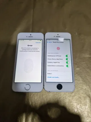 2x iPhone SE (1ª Gen) Plata