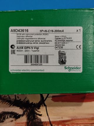 Dpn vigi 2x16 en 300 diferencial Schneider A