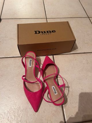 Scarpe Dune tacco 3 cm fucsia