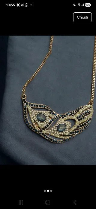 Collana vintage anni '80