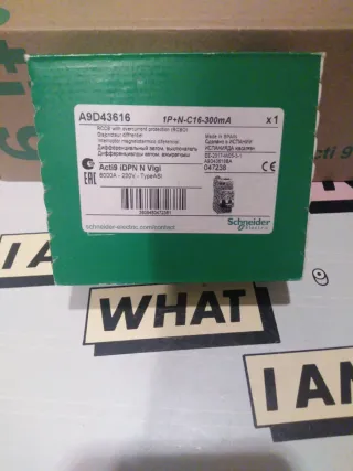 DPN VIGI 2x16A 300. Diferencial Schneider A9D43616