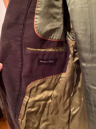 Sobretodo Massimo Dutti Marrón