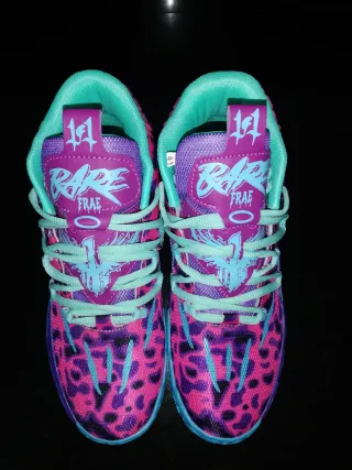 Zapatillas fashion rosa y morado