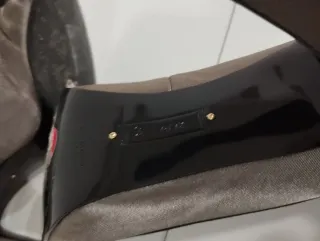 Zapatos Zara T39 Negro/ Beige