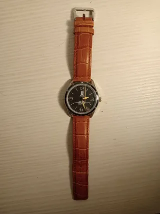 Reloj WTI Hombre Negro y Marrón