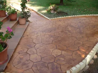 Hormigón impreso para exteriores