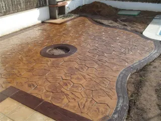 Hormigón impreso para exteriores