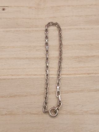 Pulsera de cadena de plata