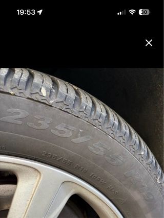 4 Neumáticos Pirelli 4 estaciones 235/55/19 105W