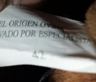 Chaquetón Piel Caballero Talla 42 Marrón