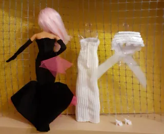 Barbie con abiti e accessori