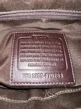 Bolso Coach Vintage Cruzado Monograma F70283