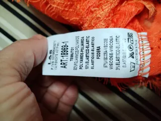 Bralet naranja encaje