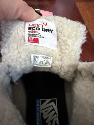 Bambas Vans Botas descansos nieve montaña