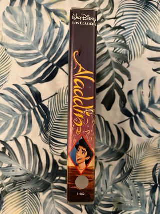 Aladdin VHS Disney Los Clásicos Español