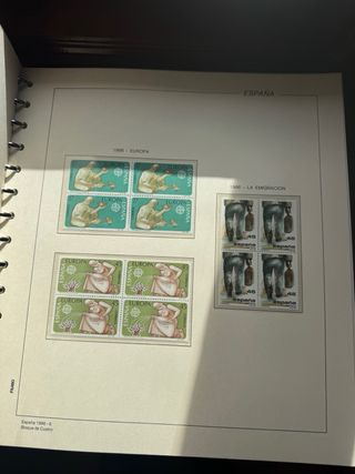 Álbum de Sellos España 1.985 Bloque Cuatro