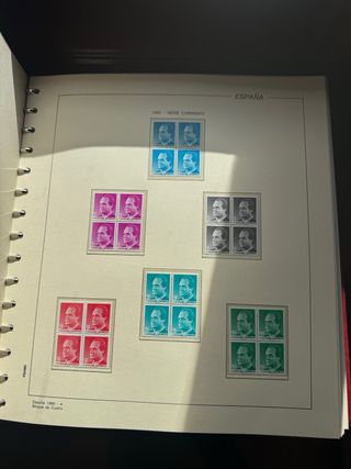 Álbum de Sellos España 1.985 Bloque Cuatro