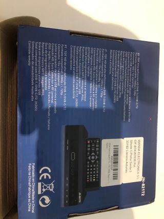 Sintonizador TDT/T2 Grabador JN-821T2