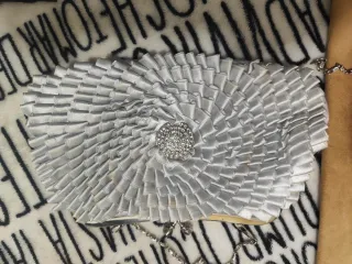 Lote 2 Carteras Fiesta Rosa y Plateada