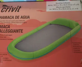 Flotador Hamaca Crivit Verde