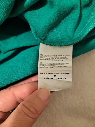 Felpa leggera OVS verde