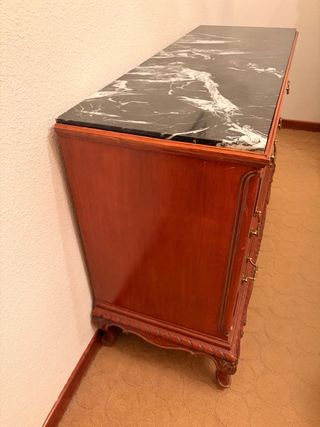 Cómoda Vintage Madera y Mármol