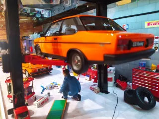 Maqueta Fiat 131 Abarth 1:18