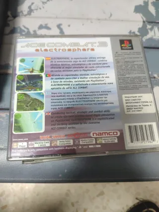 Ace Combat 3 Electrosphere PS1 PAL España