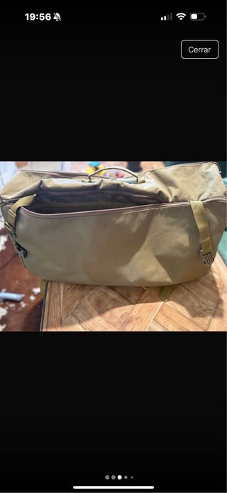 Mochila de Montañismo Beige y Azul