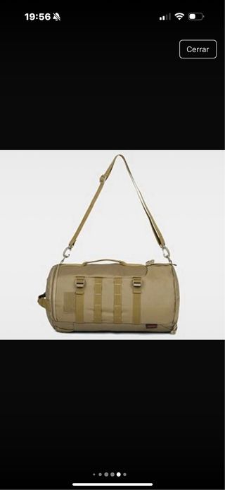 Mochila de Montañismo Beige y Azul