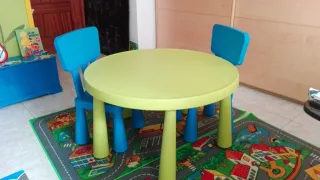 Mesa y 2 Sillas Mamut Infantil