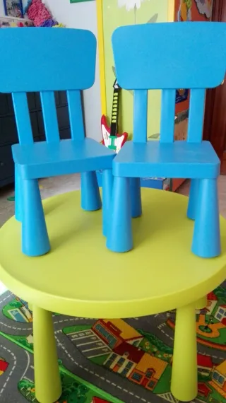 Mesa y 2 Sillas Mamut Infantil